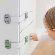 3/1pcs Child Safety Cabinet Lock Baby Proof Security Protector Drawer Door Cabinet Lock Plastic Protection Kids Safety Door Lock 2024 - buy cheap