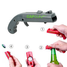 NEW Firing Cap Gun Creative Flying Cap Launcher Bottle Beer Opener 2024 - buy cheap