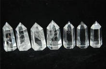 ---322+++ 7 BEST !!! TOP !!! NATURAL CLEAR QUARTZ CRYSTAL WAND POINT HEALING 2024 - buy cheap