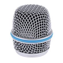 Blue Steel Replacement Mesh Microphone Grill Ball Head Cover Parts Accessory BETA 57A Fits Most Ball-shaped Dynamic Microphones 2024 - buy cheap