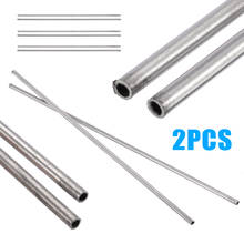 Tubo capilar de aço inoxidável 304 e prata, 2 unidades, oxidação, novo, 4mm, od, 3mm, id, 250mm, comprimento, corrosão, tubo resistente 2024 - compre barato