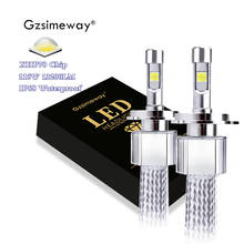 2Pcs Car Headlight Bulbs LED H7 H4 D2S H11 HB3 HB5 9012 9005 HB3 9006 HB4 led Fog light 12V XHP 70 chip 13200LM Auto Bulb Light 2024 - buy cheap