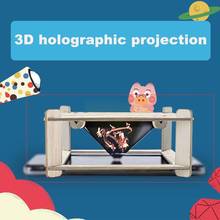 Proyector de proyección holográfica 3D, soporte de vídeo Universal para Teléfono Móvil Inteligente 2024 - compra barato