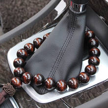 Wood Buddha beads car rearview mirror pendant For Hyundai Solaris Accent Elantra Sonata I40 i20 I30 i35 IX20 IX25 IX35 Tucson 2024 - купить недорого