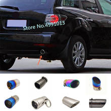 For Mazda CX-7 CX7 2010 2011 2012 2013 2014 2015-2018 car rear back protect cover muffler pipe outlet dedicate exhaust tip tail 2024 - buy cheap