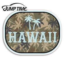 Jump Time   Hawaii Vinyl Stickers Surf Tropical Fun Sticker Laptop Luggage Waterproof Car Decal Window Bumper Auto Accessories 2024 - buy cheap