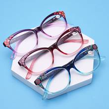 Retro Floral  Cat Eye Reading Glasses Women Eyeglasses Presbyopic Anti Fatigue Reading-glasse Hyperopia  Women's Glasses 2024 - buy cheap