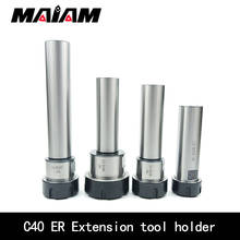 C32 ER25 ER32 ER40 Extension rod Tool holder 100L 150L 200L CNC Lathe Milling Machine Lengthened Toolholder er collet nut wrench 2024 - buy cheap
