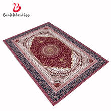 Bubble Kiss Flower Carpets For Living Room Retro European Prayer Floral Non-Slip Floor Mats Home Decor Bedroom Thicker Area Rugs 2024 - buy cheap