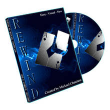 Rewind (truco y DVD) trucos de Magia de cerca, Magia de calle, restauración de tarjeta de lágrima, Magia, mentalismo, accesorios para trucos de ajedrez, mago 2024 - compra barato