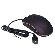 Mouse óptico ergonômico, com led e usb, para jogos, silencioso, de baixo ruído, para computador e notebook, acessórios pp 2024 - compre barato