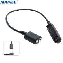 Adapter Cable Baofeng UV-9R Plus Waterproof Radio to 2 Pin Headset Speaker Mic for UV-9R Plus UV-XR Waterproof Walkie Talkie 2024 - buy cheap
