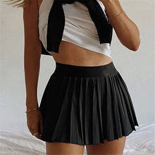 Harajuku Summer Skirts 2021 New Korean High Waist Mini Women Skirt Women Sexy Kawaii Fashion Nightclub Leisure Pleated Skirts 2024 - buy cheap