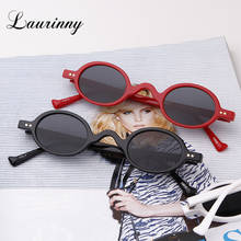 Gafas de sol Vintage con montura de carey azul para mujer, diseñador de marca femeninas de lentes de sol, ovaladas, con protección UV400 2024 - compra barato