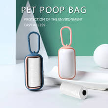 Cão portátil saco de cocô plástico pet sacos de resíduos dispensador prático ao ar livre pegar saco pílula forma para cães pet suprimentos de limpeza 2024 - compre barato
