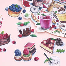 35 шт. Декоративные наклейки для торта, десерта, пищевых напитков, бумажные наклейки, скрапбукинг, «сделай сам», дневник, ручной рисунок, милые канцелярские наклейки 2024 - купить недорого