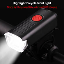 Luz de led para bicicleta recarregável, farol led usb com luz de segurança traseira e dianteira, acessórios para bicicleta 2024 - compre barato