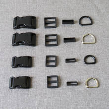 1 Set/pack 20mm 25mm Plastic buckle strap rectangular buckle adjuster for bag pet dog collar necklace sewing handmade accessory 2024 - buy cheap