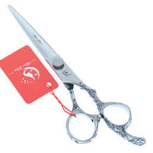 7.0" 9CR Professional Pet Cutting Scissors High Quality Dog Grooming Shears with Plum Handle Animal Hair Trimming Clipper A0141A 2024 - buy cheap