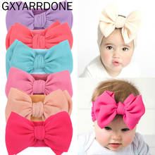 Wholesale 24pcs Baby Girl Headband For Children Hair Bands Printed Big Bow Bullet Fabric Newborns Headband Baby Hair Accessories 2024 - buy cheap