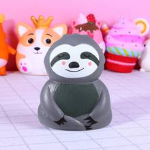 Kawaii Anti-stress Sloth Slow Rising  Relieve Squishies Fun Kids Toys squishy simulation sloth balle antistress toy L1217 2024 - buy cheap