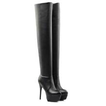 Oversized   -15 thigh high boots knee high boots over the knee boots women ladies boots Sleeve leather is too long 2024 - купить недорого