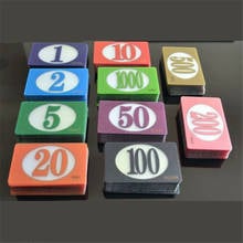 Mahjong fosco transparente, 30 peças de alta qualidade com 85*54mm para jogos de tabuleiro
