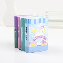 Lovely Cute Unicorn Party 6 Folding Memo Pad N Times Sticky Notes Memo Notepad Bookmark Gift Stationery 2024 - buy cheap