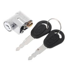 3pcs(1 Safety lock+2Keys)Ignition Switch Battery Safety Pack Box Lock Key For Motorcycle Electric Bike Scooter E-bike 2024 - buy cheap