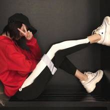 Outono roupas femininas baggy sweatpants preto branco corredores coreano moda harem calças femininas casuais calças esportivas calcas feminina 2024 - compre barato