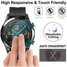 3PC 9H HD Tempered Glass Screen Protector Film For Huawei Watch GT 2 46mm GT2 GT Active Transparent Screen Protection Film 2024 - buy cheap