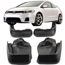 4Pcs/Set Car tire mudguard Mud flaps Fender For HONDA CIVIC 2005-2011 Splash Guards ABS Mudflaps Splash Guards 2024 - buy cheap