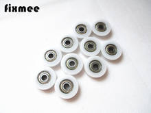 10 pcs U Nylon plastic Embedded 625 Groove Ball Bearings 5*24*7mm Guide Pulley 2024 - buy cheap