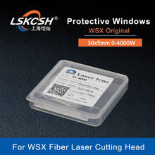 LSKCSH WSX-lente protectora láser de fibra Original para Windows, 30x5mm, 1064nm, 0-4000W, para cabezal láser de fibra WSX, NC30, KC13, KC15 2024 - compra barato