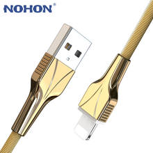 NOHON-Cable de carga rápida para iPhone, Cable de carga rápida USB para iPhone 11 Pro Xs Max X XR 6 6s 7 8 Plus 5s iPad 2024 - compra barato