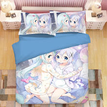 Izumi Sagiri-Juego de ropa de cama con estampado de Anime en 3D, fundas de almohada, edredón de una pieza, ropa de cama 04 2024 - compra barato