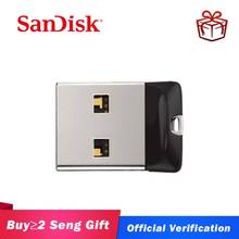 SanDisk CZ33 32GB USB Stick mini Pen Drives 8GB 16GB USB 2.0 64GB pendrive micro USB flash drive Support Official Verification 2024 - buy cheap