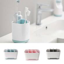 Soporte para cepillos de dientes y dentífrico, caja organizadora automática para cepillos de dientes eléctricos, accesorios de baño, novedad 2024 - compra barato