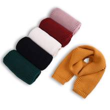Bufanda de algodón de 120cm para bebé, pañuelo de punto para niño y niña, bufanda cálida para invierno, suave 2024 - compra barato