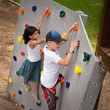 Uds escalada en rocas de chicos piedras de la pared mano pies Tiene agarre rocas Hardware niños escalada al aire libre juego de accesorios 2024 - compra barato