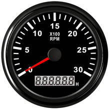 85 mm Boat Tachometer 3000 RPM meter Gauge for Motorcycle Marine Car Outboard Motor Auto Hour meter Tacho 12-24V 2024 - buy cheap