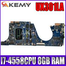 UX301LA I7-4558CPU 8GB RAM mainboard REV2.1 For ASUS UX301L UX301LA Laptop motherboard 90NB0191-R00010 100%Tested free shipping 2024 - buy cheap