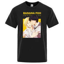 Camisetas con estampado de pez plátano para hombre, ropa informal transpirable, cómoda, a la moda, de verano 2024 - compra barato