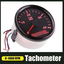 Tachometer Gauge LCD Hour Meter For Car Boat 0-3000 4000 6000 RPM Tach Sensor Marine Tachometers 12V/24V Red Backlight 2024 - buy cheap