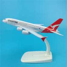 Avión a escala 1:400 de 16CM, A340, A380, B777, B747, modelo de avión con Base, Avión de aleación, exhibición coleccionable, colección de juguetes, regalo 2024 - compra barato