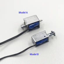 Mini electroimán solenoide para cerradura de puerta inteligente, modelo de juguete,-24V DC 12V, tipo Push-Pull 2024 - compra barato