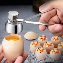 Abridor de casca de ovos em aço inoxidável, tesoura para ovos, armazenamento de ovos de arroz multifuncional, aparelho de cozinha 2024 - compre barato