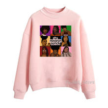O melanin bunch sweatshirts feminino preto meninas melhores amigos tv mostrar streetwear engraçado gráfico moletom com capuz suor femme roupas 2024 - compre barato