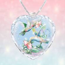 New Exquisite Fashion Crystal Pendant With Image Of bird Elegant Ladies Lover Gift Lovers Necklace Anniversary Jewelry Gift 2024 - buy cheap