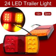 Luces LED traseras impermeables para coche, lámpara de señal de advertencia, antiniebla, 12V, para remolque, camión, 1 par 2024 - compra barato